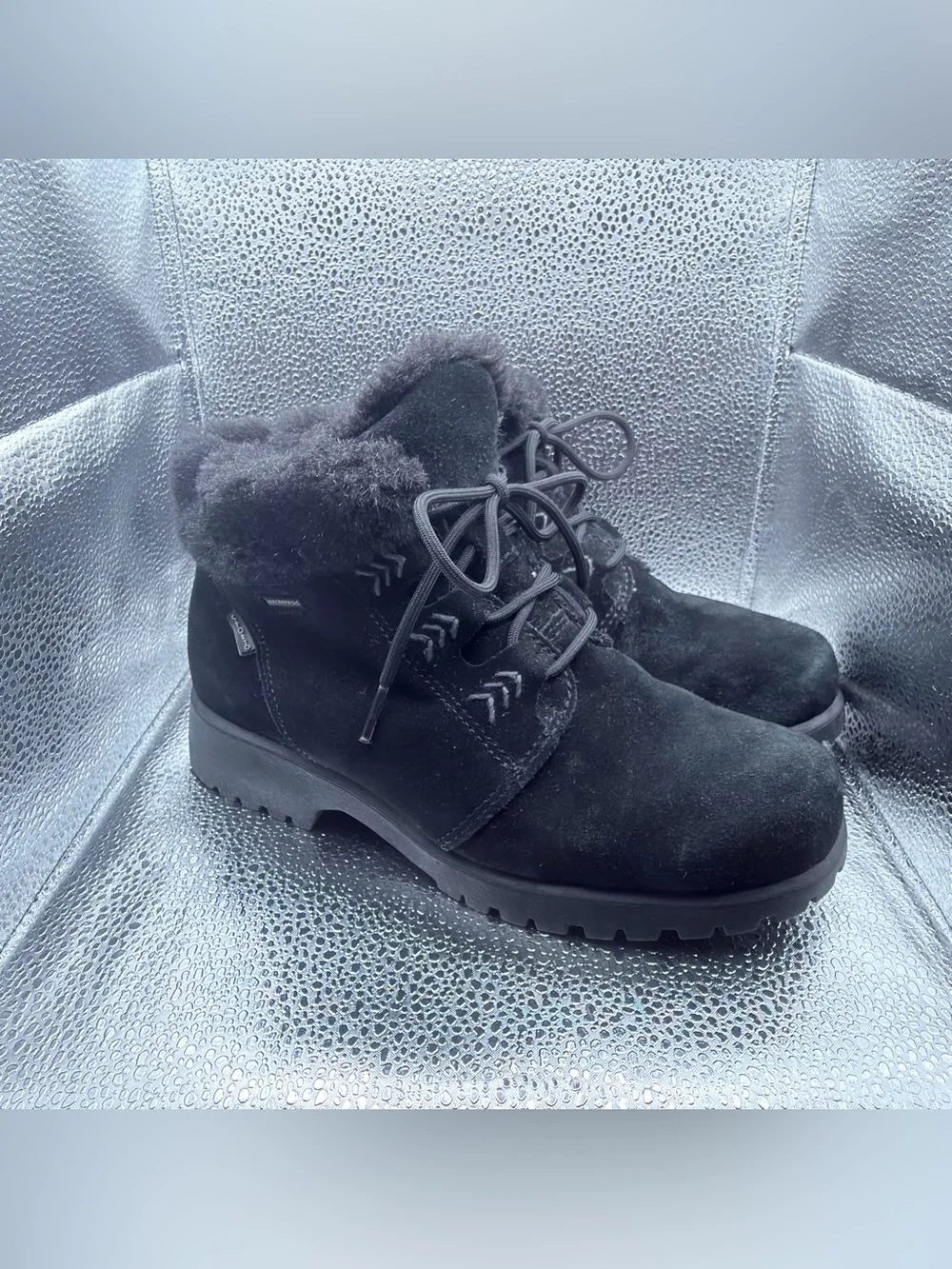 Sporto Black Shearling-Lined Cozy Boot